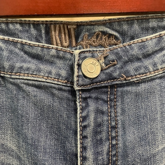 Kut from the Kloth Blue Straight Leg Jeans - Picture 11 of 16